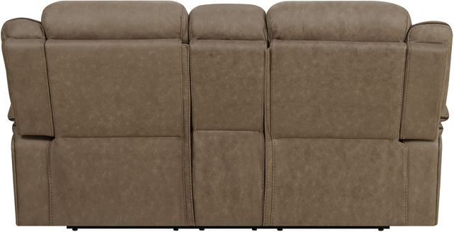 Coaster® Higgins Gray Reclining Loveseat-2