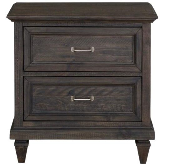 Magnussen Home® Calistoga Weathered Charcoal Drawer Nightstand-3
