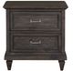Magnussen Home® Calistoga Weathered Charcoal Drawer Nightstand-3