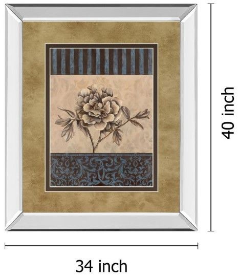 Classy Living Carol Robinson Rose Refined I 34" Wall Art-2