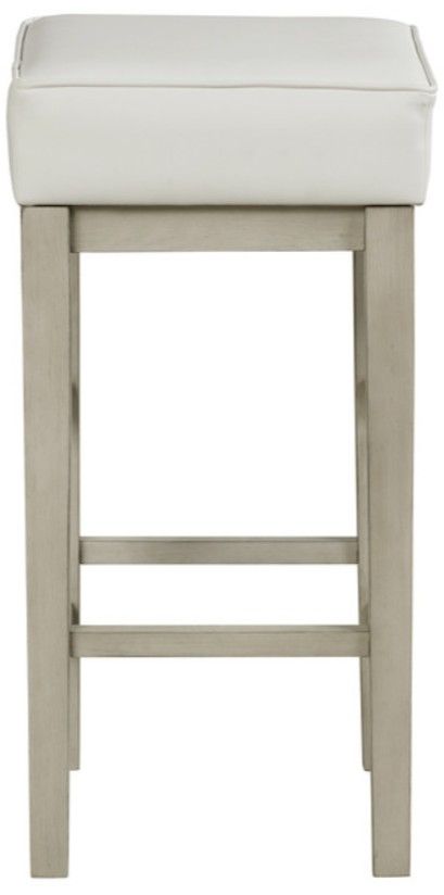Homelegance® Pittsville White Bar Stool-2