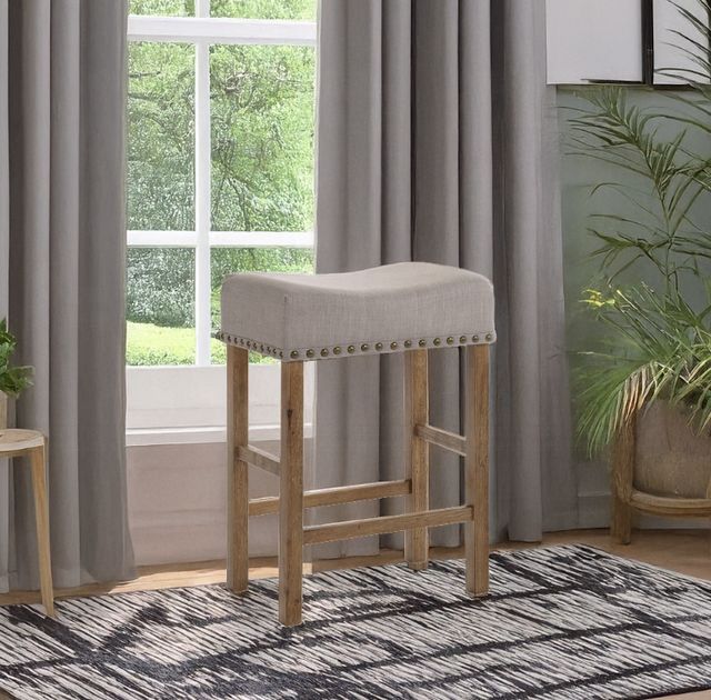 ACME Furniture Martha II Tan/Weathered Oak Counter Stool-1