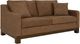 International Furniture Direct Zaphiro Brown Loveseat-0