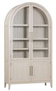 Bassett Mirror Fynn Light Grey Oak Display Cabinet-0