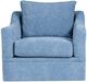 New Classic® Home Furnishings Sylvie Blue Slate Swivel Chair-3