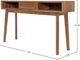 LH Home Gia Warm Pecan Console Table-2