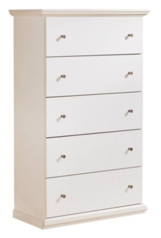 Signature Design by Ashley® Bostwick Shoals 5-Piece White Full Panel Headboard Set-3