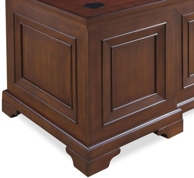 aspenhome® Richmond Brown Burgundy 66" Executive Desk-2