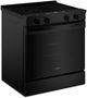 Whirlpool® 30" Black Slide-In Electric Range with No Preheat and Slow Cook Modes-1