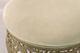 HH2 Home Villa Bone/Distressed White Vanity Stool-1