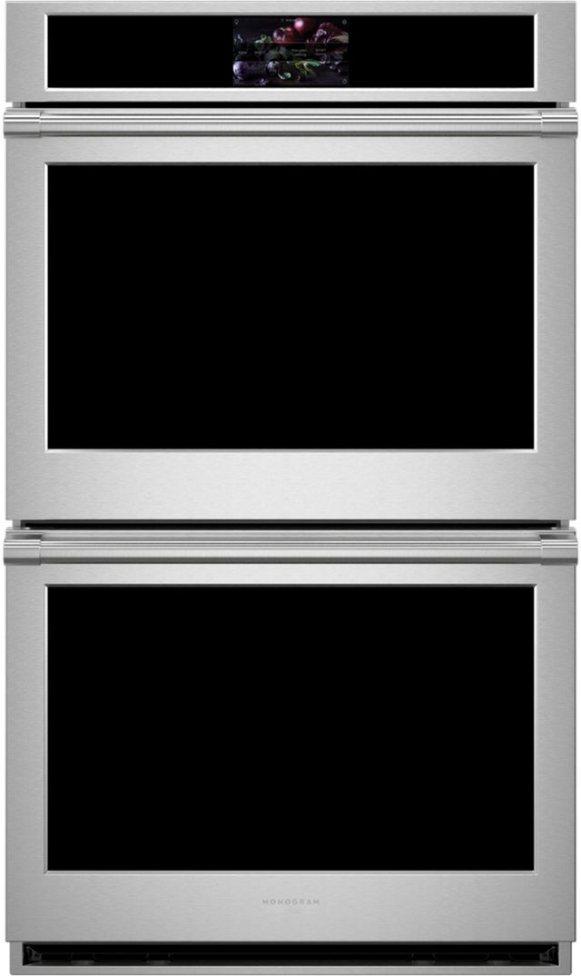 Monogram Statement Collection 30" Stainless Steel Electric Built In Double Oven-1