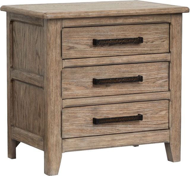 Magnussen Home® Claremont Smokey Taupe Drawer Nightstand-0