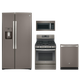 GE® 4 Piece Kitchen Package-Slate-0