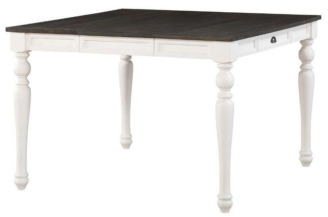 Steve Silver Co. Joanna Mocha Counter Height Table with Ivory Base-0