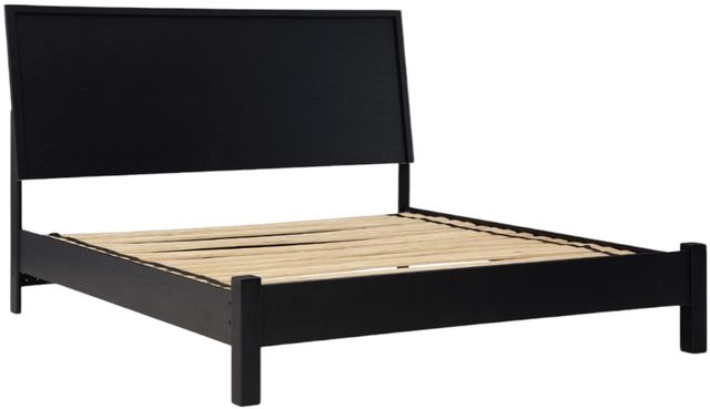 Signature Design by Ashley® Danziar Black Full Panel Bed-2
