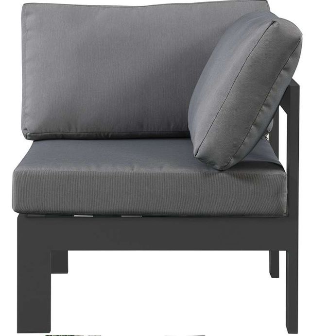 Meridian Furniture Nizuc Grey Outdoor Corner Chair-1