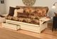 Kodiak Furniture Phoenix Canadian/Antique White Saddle Full Storage Futon with Mattress-4