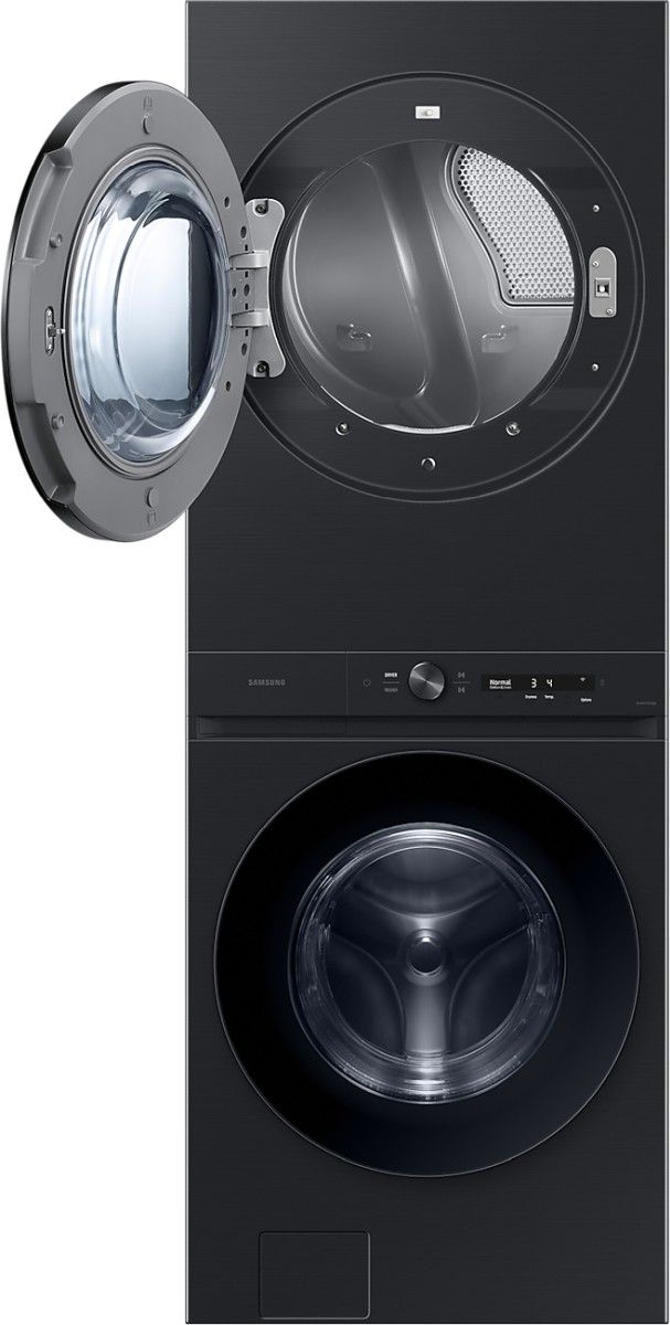 Samsung® 500 Series Brushed Black Electric Laundry Center, 5.3 Cu. Ft. Washer, 7.6 Cu. Ft. Dryer-2