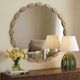 Uttermost® Marietta Aged Brass Round Mirror-1