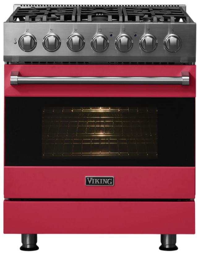 Viking® 3 Series 30" Valentine Pro Style Dual Fuel Range-3