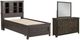 Liberty Furniture Thornwood Hills 3-Piece Rock Beaten Brown Twin Youth Bookcase Bedroom Set-0