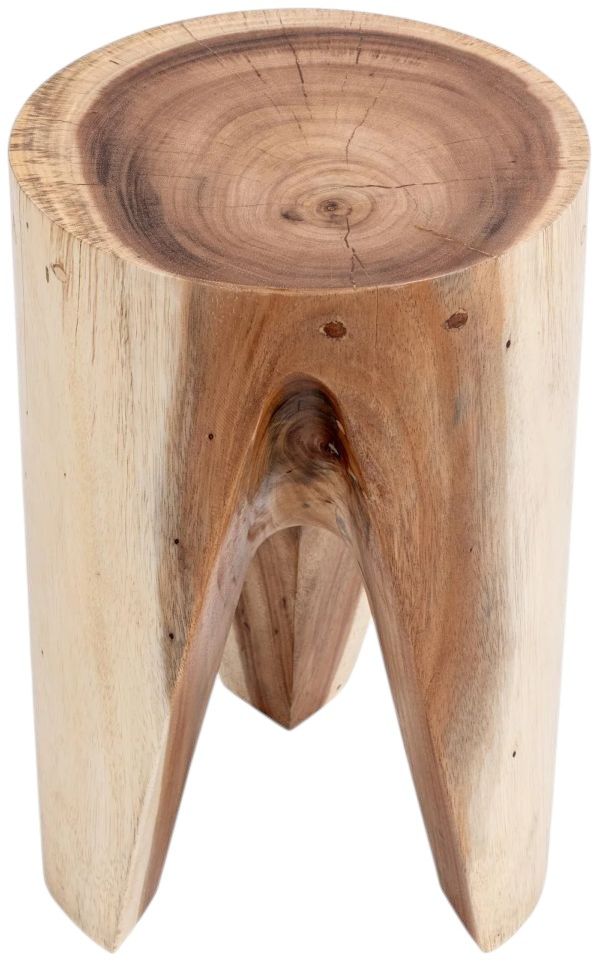 Classic Home Vela Natural 18" Accent Table-3