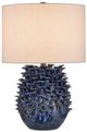 Currey & Company Maitake Dark Blue Table Lamp-2