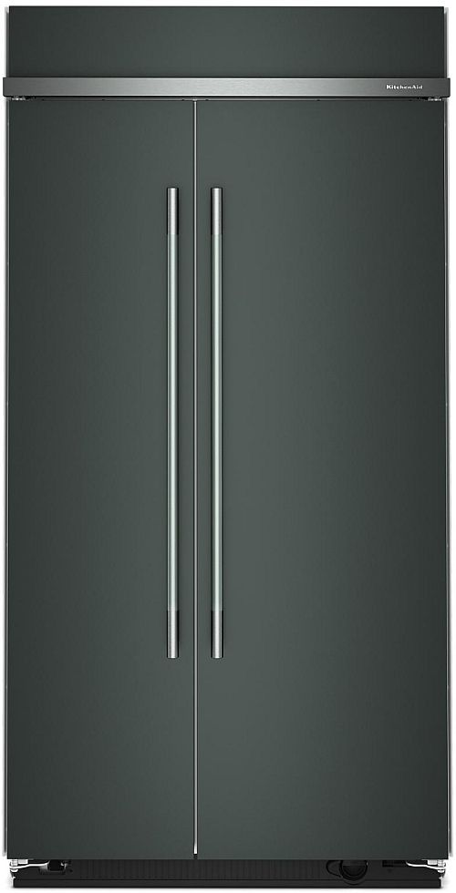 KitchenAid® 42" 25.5 Cu. Ft. Juniper Built In Side-by-Side Refrigerator with Platinum Interior-0