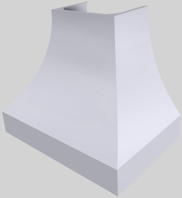 Vent-A-Hood® Designer Series 36" White Wall Mounted Range Hood-4