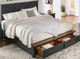 A-America® Stormy Ridge Chicory/Slate Black Queen Panel Storage Bed-2