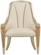 Michael Amini® Villa Cherie Caramel/Chardonnay Arm Chair -1