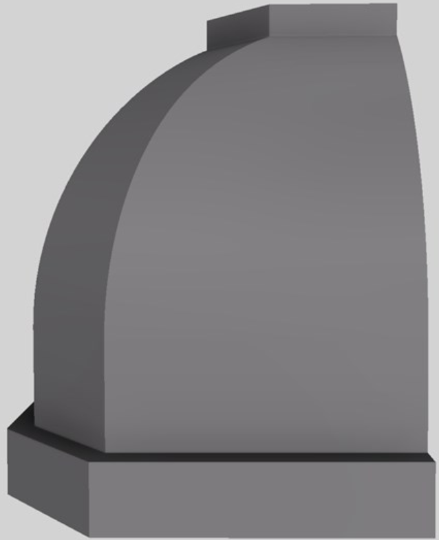 Vent-A-Hood® Designer Series 60" Gunsmoke Wall Mounted Range Hood-1