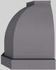 Vent-A-Hood® Designer Series 60" Gunsmoke Wall Mounted Range Hood-1