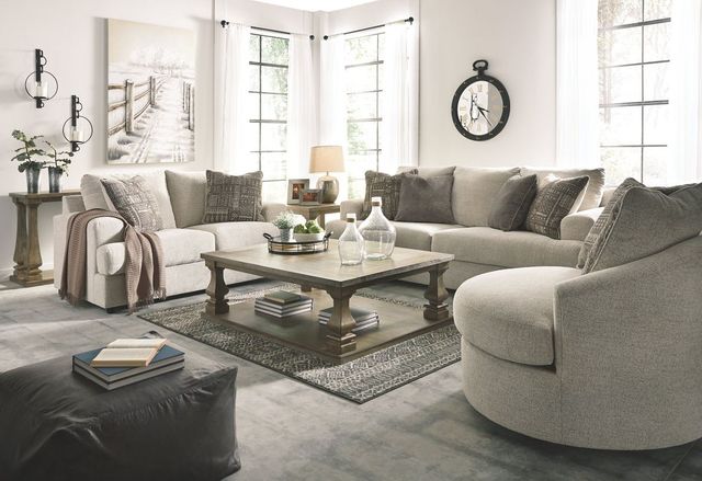 Signature Design by Ashley® Soletren 2-Piece Stone Living Room Set-3