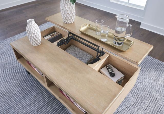 Signature Design by Ashley® Freslowe Light Brown Lift-Top Coffee Table-3