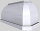 Vent-A-Hood® Designer Series 60" White Wall Mounted Range Hood-4