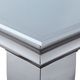 Furniture of America® Neuveville Glass Top Dining Table with Chrome Legs-2