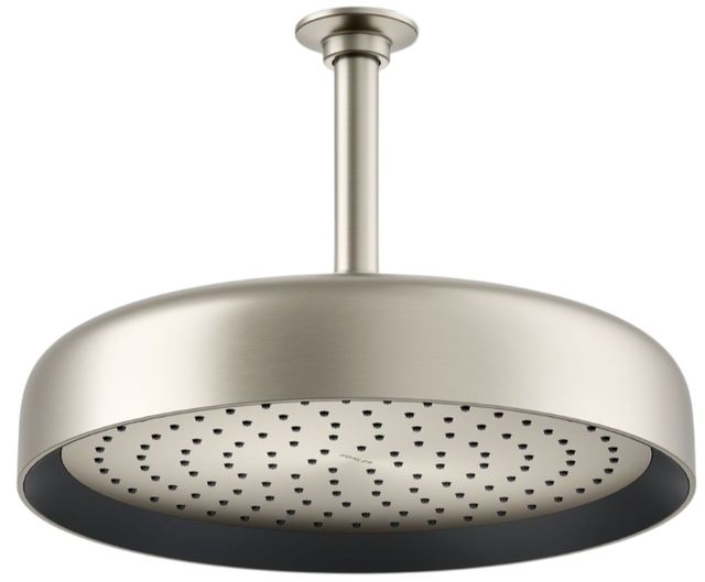 KOHLER® Statement® Vibrant Brushed Nickel 1.75 GPM Round 12" Single-Function Rainhead-0