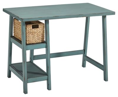 Signature Design by Ashley® Mirimyn 2-Piece Teal Office Desk Set-1
