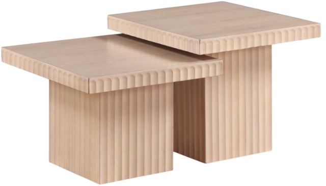 Meridian Furniture Spencer 2-Piece Natural 21" Occasional Table Set-0