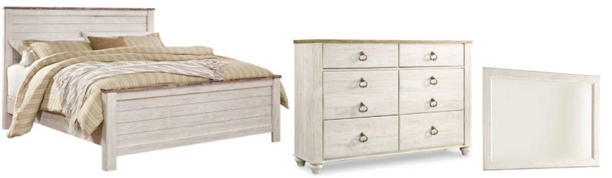 Willowton 3 Piece Panel Bed Willowton 3 Piece Panel Bed