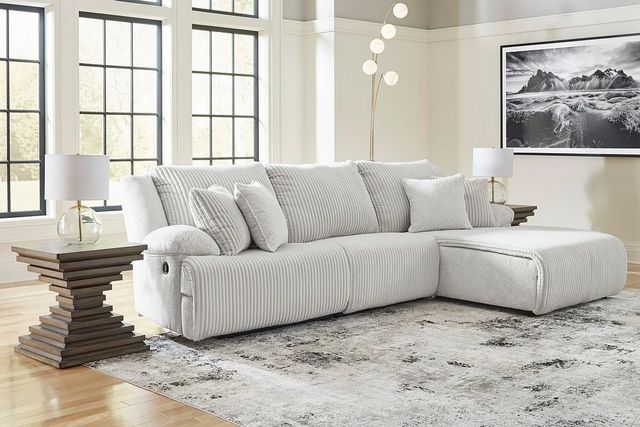 Signature Design by Ashley® Top Tier 3-Piece Alloy Manual Reclining Right-Arm Facing Sectional Sofa Chaise-2