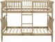 Coaster® Abram Almond Youth Twin Over Twin Bunk Bed with Ladder-4
