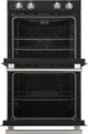FORNO® Vomero Series Espresso 30" Black Double Electric Wall Oven-1