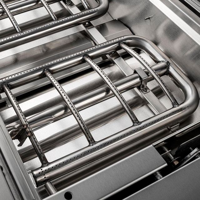 Caliber™ Rockwell Social 2-Burner Stainless Steel Built-In Natural Gas Grill with Copper Hardware-2
