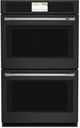 Café™ 30" Matte Black Double Electric Wall Oven-0