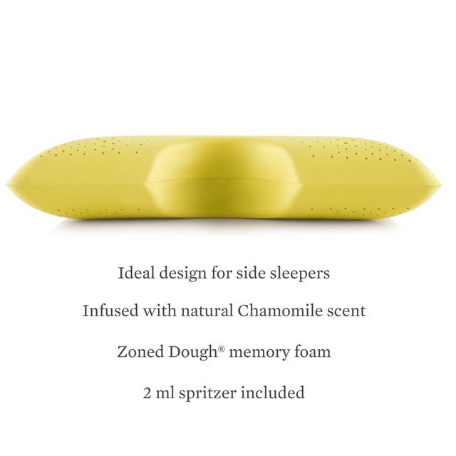 Malouf® Z™ Shoulder Zoned Dough® Chamomile King Pillow-1