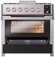 Ilve® Panoramagic 36" Stainless Steel Pro Style Dual Fuel Range-2