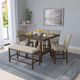 Emerald Home Seneca Brown Gathering Height Table-1