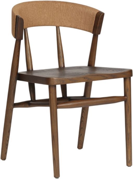 Four Hands Buxton Natural Paper Rush Dining Chair-0